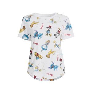 Disney 100 Print Tee T-Shirt with Short Sleeves, Size S